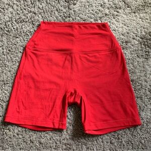 SET Active Red Sportbody Biker Shorts